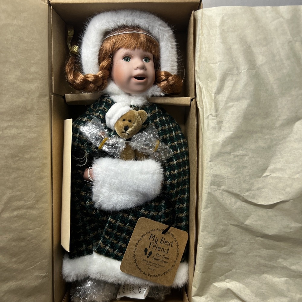 Boyd's My Best Friend Collection "Jamie' 2003 Porcelain Doll 13" Tall NIB